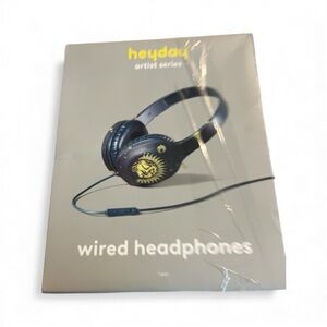 Heyday Artist Series Wired Headphones - Black and Yellow
